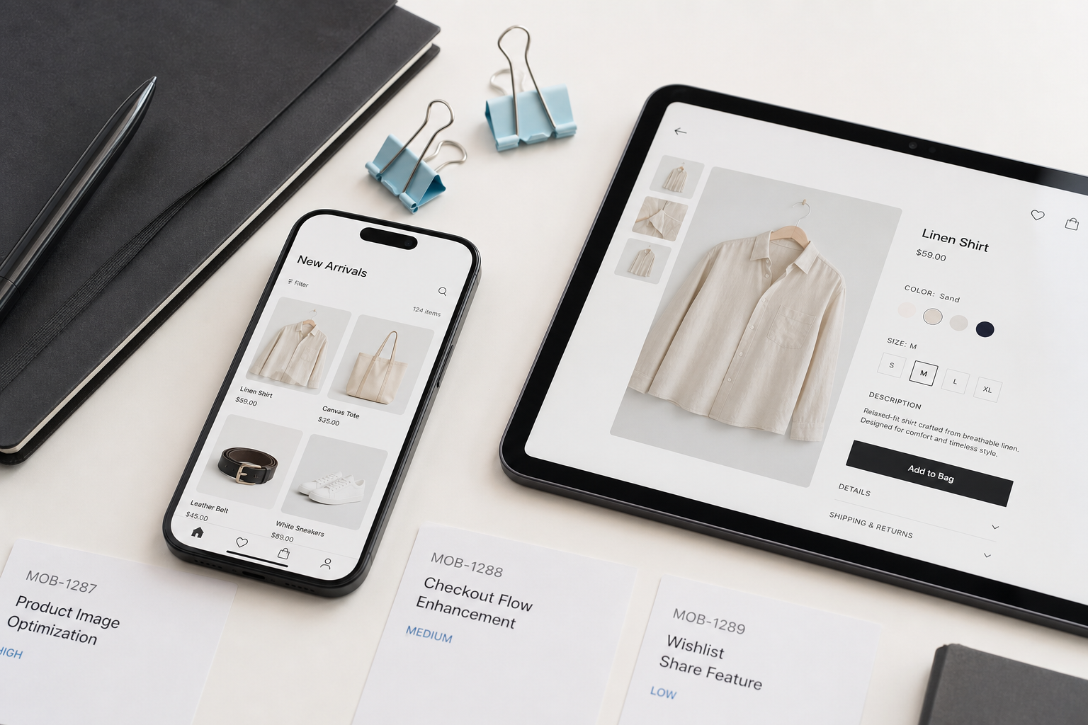 Mobile commerce application outcome